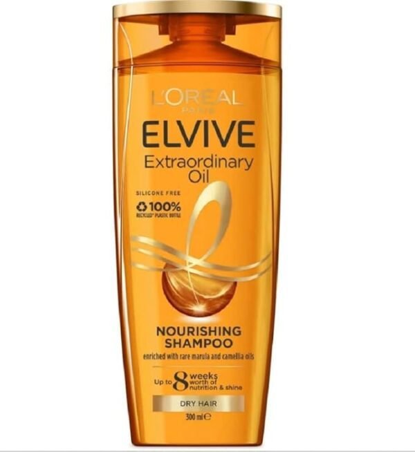 L'Oréal Elvive Extraordinary Oil Shampoo for Dry Hair 400ml Pack of 6