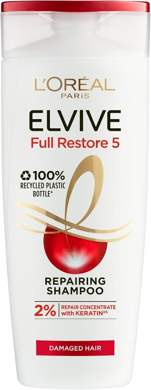 Elvive Haircare L'Oreal Full Restore 5 Shampoo, 400 ml, Pack of 6