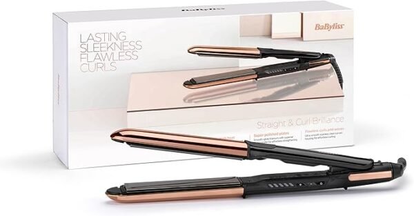 BaByliss Straight And Curl Brilliance Hair Straighteners And Curler