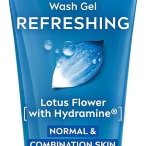 NIVEA Refreshing Wash Gel (150ml), Face Wash Gel with Lotus Flower and Hydramine