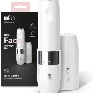 Braun Face Mini Hair Remover, Facial Hair Remover for Women Mini-Sized