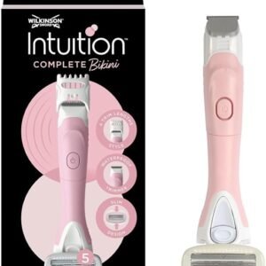 WILKINSON SWORD Intuition Complete Bikini For Women | Trimmer and Razor | With 5 Blade Razor