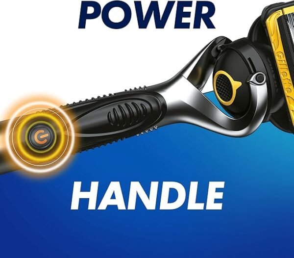 Gillette ProShield Power Men's Razor + 9 Razor Blade Refills with Precision Trimmer