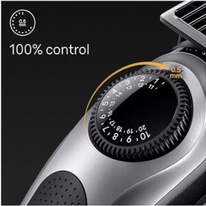 Braun Beard Trimmer Series 5 & Hair Clippers, 40 Length Settings, Rechargeable