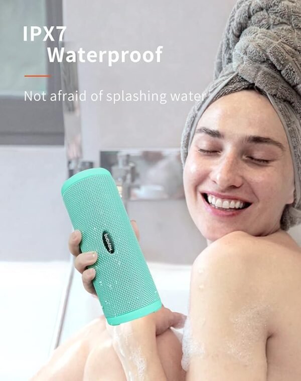 HEYSONG Portable Bluetooth Speaker, Waterproof Wireless Outdoor Speakers Gifts for Men - Green