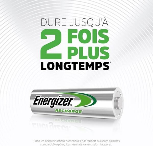 Energizer Rechargeable AA Batteries, Universal Double AA, Pack of 4