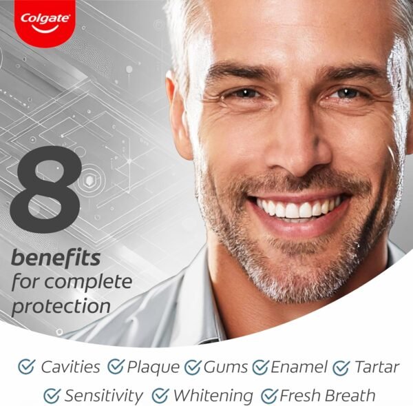 Colgate Total Original Toothpaste 4x100ml | Stronger 24-hour bacterial defence
