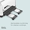 Morphy Richards Venture Brushed 4 Slice Toaster - Brushed Stainless Steel - Defrost Setting - High Lift Feature - 240130