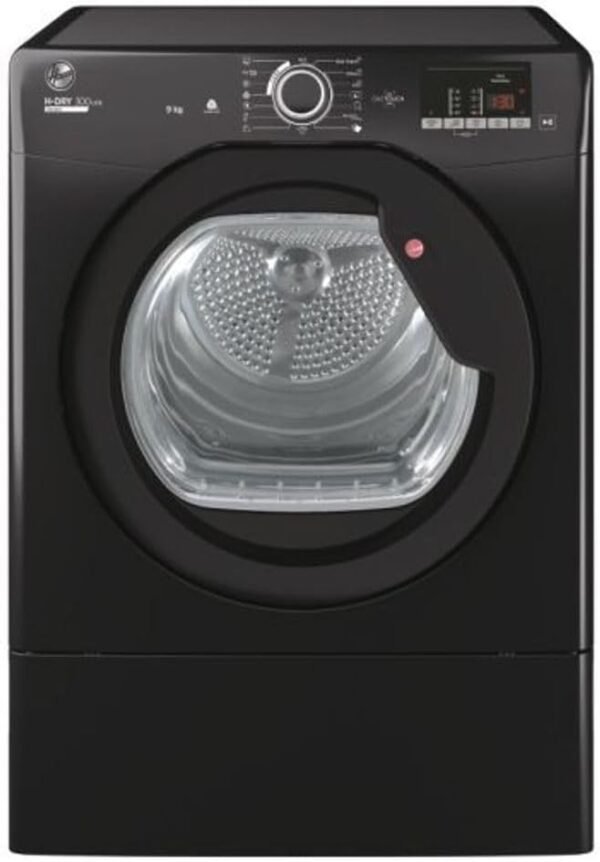 Hoover HLEV9DGB Freestanding Vented Tumble Dryer, Sensor Dry, 9 kg Load, Black