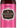 HASK Keratin 5-in-1 Smoothing Leave In Conditioner Spray for all hair types, colour safe, and cruelty-free - 1 175mL Bottle