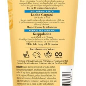 Burt's Bees Burt's Bees Natural Moisturising Milk and Honey Body Lotion, 170 g, 00663-13
