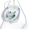 Ingenuity SimpleComfort Lightweight Compact 6-Speed Multi-Direction Baby Swing, Vibrations & Nature Sounds, 0-9 Months 6-20 lbs (Everston)