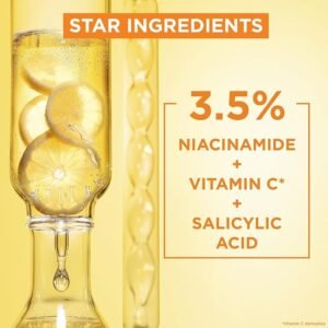Garnier Vitamin C Serum for Face, Anti-Dark Spots & Brightening Serum