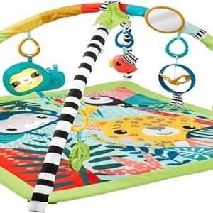 Fisher-Price 3-In-1 Rainforest Sensory Gym & Baby Play Mat
