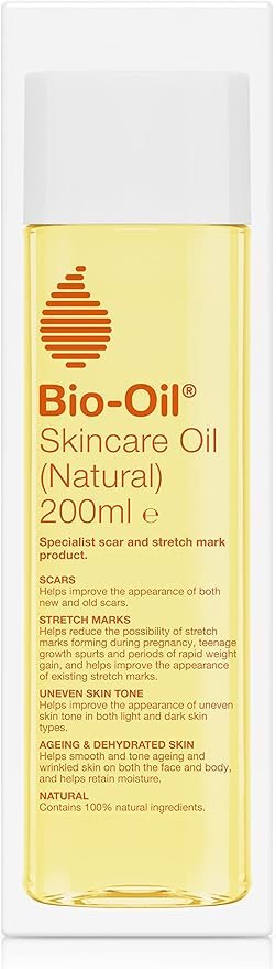 Bio-Oil NEW Natural Skincare Oil - 100% Natural Formulation - Improve the Appearance of Scars, 1 x 200 ml