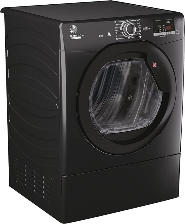 Hoover HLEV9DGB Freestanding Vented Tumble Dryer, Sensor Dry, 9 kg Load, Black