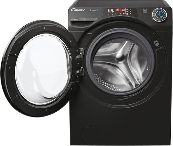 Candy RapidO 9 kg 1600rpm Washing Machine Black