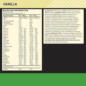 Optimum Nutrition Serious Mass Protein Powder with Creatine, Glutamine,