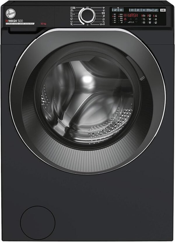 Hoover H-Wash 500 HW410AMBCB Freestanding Washing Machine, WiFi Connected, Energy Class A, 10 kg Load, 1400 rpm, Black