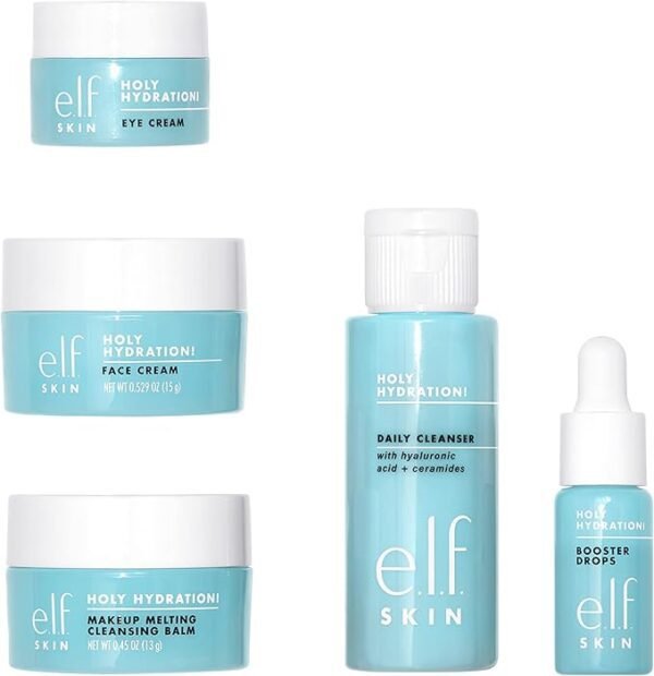e.l.f. SKIN Hydrated Ever After Skincare Mini Kit, Cleanser, Makeup Remover