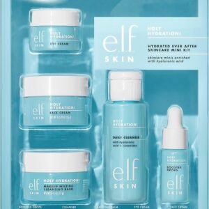 e.l.f. SKIN Hydrated Ever After Skincare Mini Kit, Cleanser, Makeup Remover