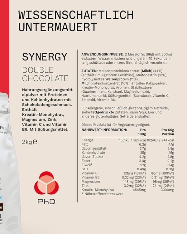 PhD Nutrition Synergy All in one Lean Protein Powder,