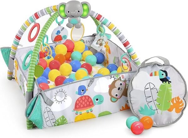 Bright Starts, 5-in-1 Your Way Ball Play Activity Gym and Ball Pit with 40 Balls
