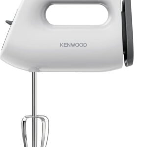 Kenwood QuickMix Lite, Lightweight Hand Mixer Twin Beaters with Slow Speed Start, SureEject Tool, Cord Wrap, HMP10.00WH, 300W Motor, Dishwasher Safe, White