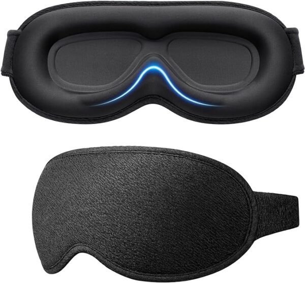 Gritin 100% Blackout Sleep Masks for Women & Men - Zero Eye Pressure Sleeping Eye Mask