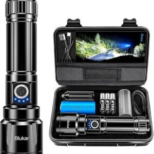 Blukar LED Torch, 20000 Lumens Super Bright Torches Led