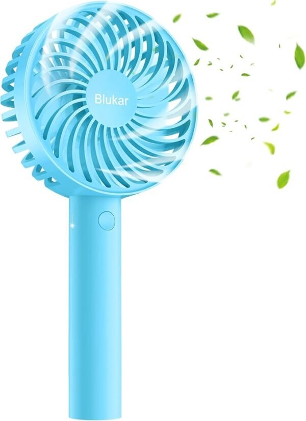 Blukar Mini Handheld Fan, Portable USB Rechargeable Fans