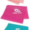 Coresteady Resistance Band For Men & Women - Exercise Band to Build Strength, Flexibility, Muscle & Tone - For Fitness, Stretching, Pilates, Physio & Yoga - With Exercise Guide