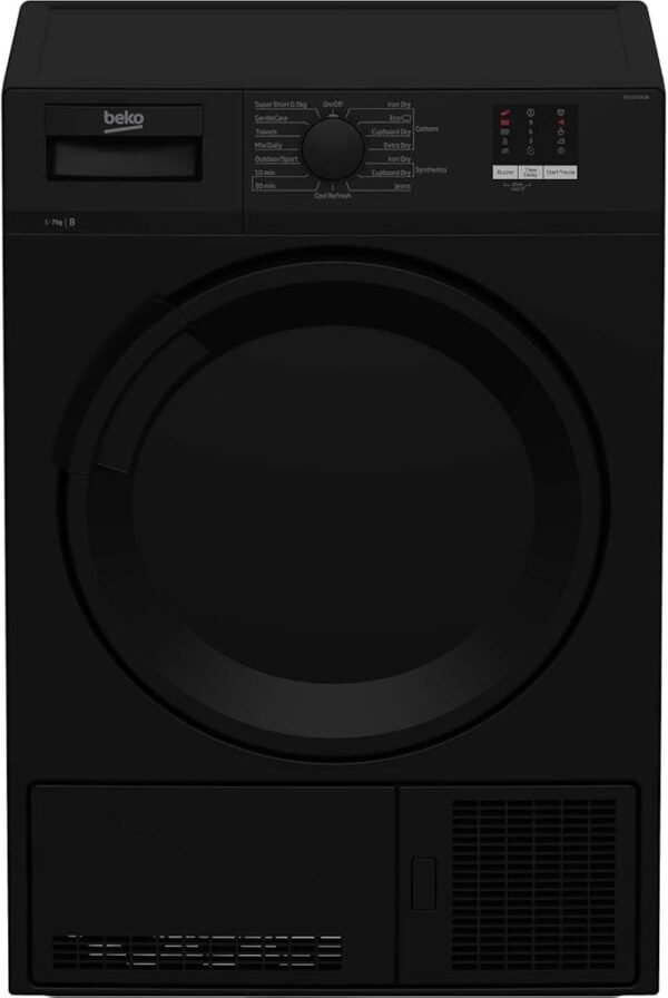 Beko 7kg Freestanding Condenser Tumble Dryer - Black [Energy Class B]