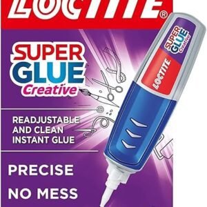 Loctite Super Glue Creative Pen, Glue Pen for Precise Application, Superglue Gel Dries Clear for Invisible Repairs, Clear Glue for Vertical Surfaces, 1 x 4 g