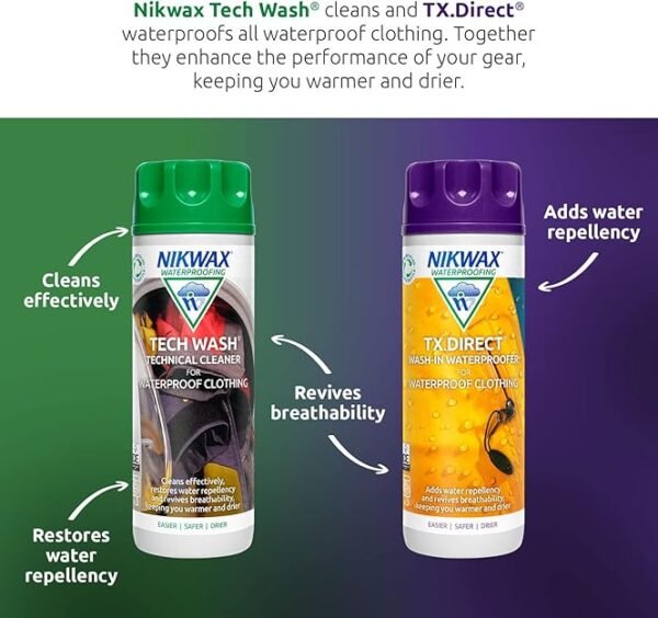 Nikwax OUTDOOR COMPLETE PROTECTION KIT, Cleaning & Waterproofing for Shoes