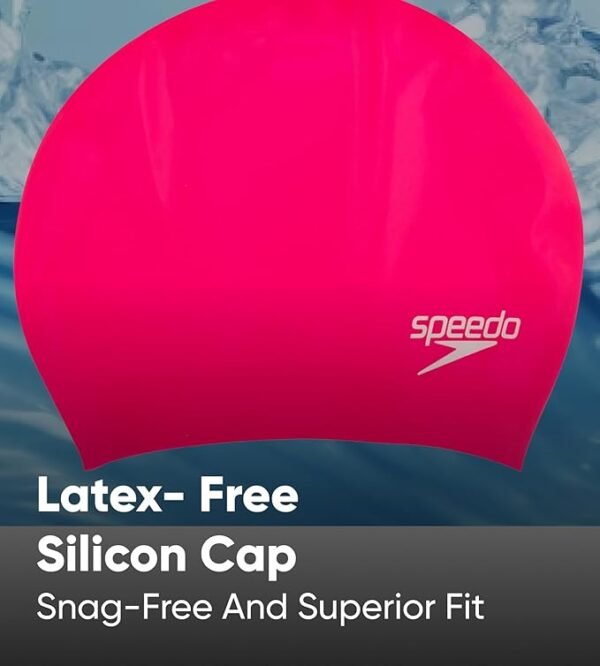 Speedo Unisex Long Hair Swimming Cap | Swim Cap | Snag Free
