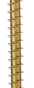 ForgeFix Multi-Purpose Single Thread Screws | 5.0 x 100mm | Zinc Yellow Passivated | Box 100