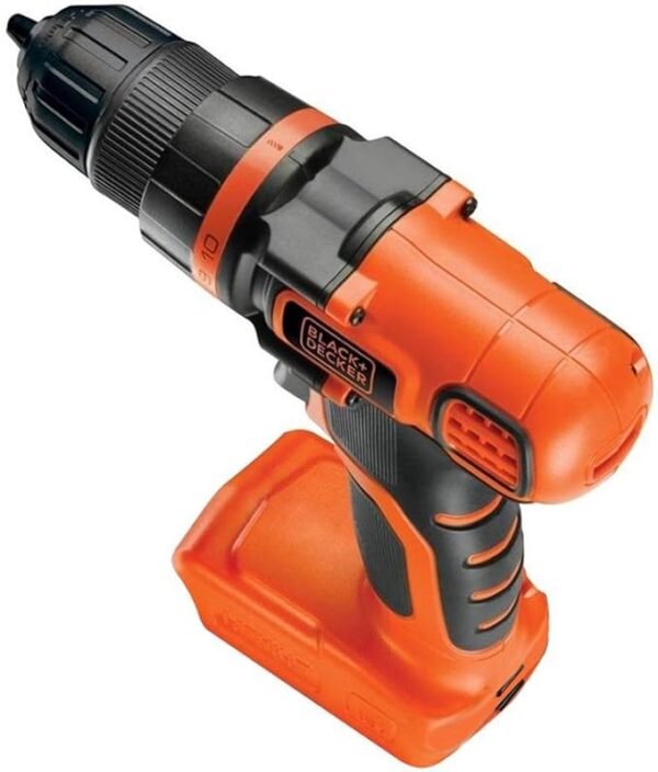 BLACK+DECKER 18 V Cordless Drill Driver - Bare Unit (Battery Not Included)