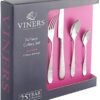 Viners Glamour 24-Piece 18.0 Stainless Steel Cutlery Set in Gift Box (Packaging may vary)