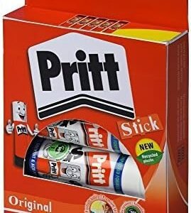 Pritt Solid Washable Non-Toxic Stick Glue, 43 g - Large, Pack of 10