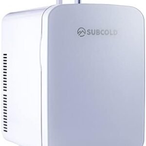 Subcold Ultra 15 Mini Fridge Cooler & Warmer | 3rd Gen | 15L capacity | Compact, Portable and Quiet | AC+DC Power Compatibility (White)