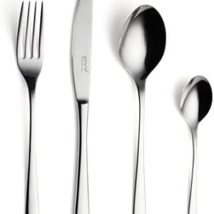 Villeroy & Boch vivo New Fresh Basic Cutlery Set 24 Pieces for 6 People, Dishwasher Safe, Rustproof, Knife, Fork, Spoon, Luxury Cutlery Set, Dinner, 18/10 Stainless Steel