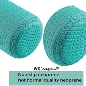 WK IEASON 12oz Standard Can Sleeves Insulators Holder Non-Slip Neoprene Can Cooler for Coco cola, White Claw and More(Green/Light Blue/Grey/Black)