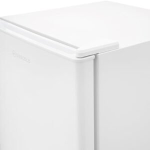 Subcold Aire40 LED Mini Fridge | 40L Table Top Fridge | Quiet & Frost Free for Bedrooms & Hotels | Lockable with Solid door & interior LED light (White)