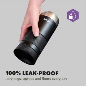 Contigo Byron 2.0 Snapseal Travel Mug,Stainless Steel Thermal Mug,Vacuum Flask,Leakproof Tumbler,Coffee to Go Mug with Bpa Free Easy-Clean Lid,Licorice,470 Ml