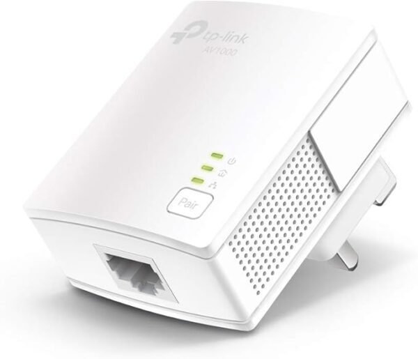 TP-Link TL-PA717 KIT 1-Port Gigabit Powerline Starter Kit, Data Transfer Speed Up to 1000 Mbps