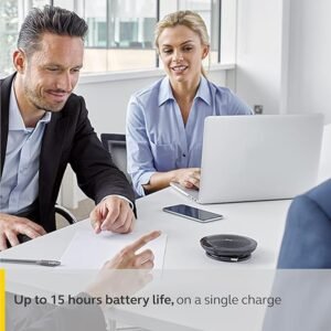 Jabra Speak 510 Speaker — Portable Bluetooth Speaker, Conference Speaker — Connects to Laptops,