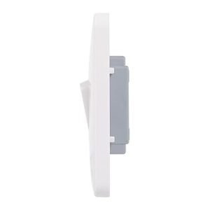 Schneider Electric Lisse White Moulded - Single Intermediate 2 Way Light Switch, 10AX, GGBL1014S, White