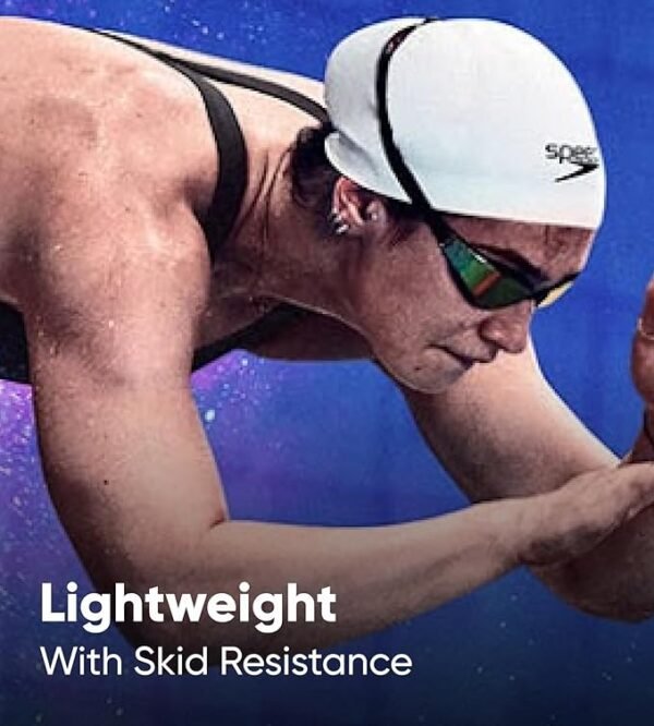 Speedo Unisex Plain Moulded Silicone Swimming Cap | Tried and Trusted