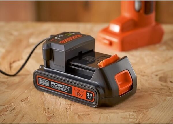 BLACK+DECKER 18V, 2.0AH, Lithium-Ion Battery, Compact and Versatile 18V BLACK+DECKER Products, BL2018-XJ